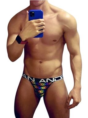 Andrew Christian Rainbow “Pride Chain” Jock